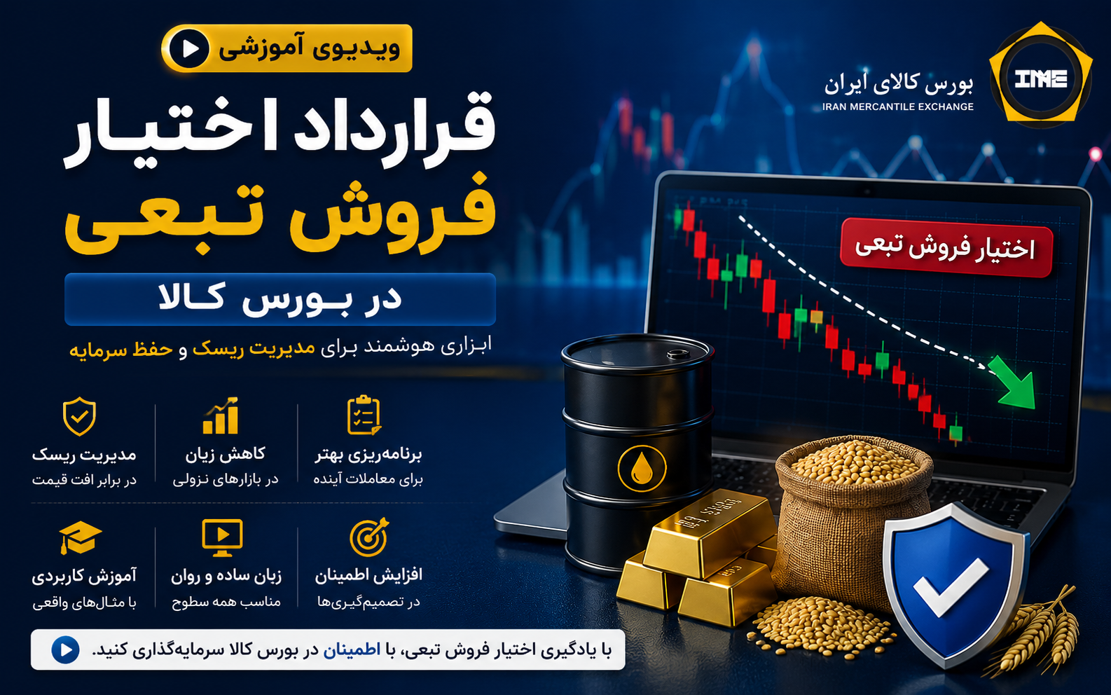 ویدیوی آموزشی قرارداد اختیار فروش تبعی